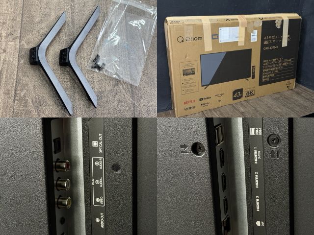 QRK-43TL4K ネット動画対応