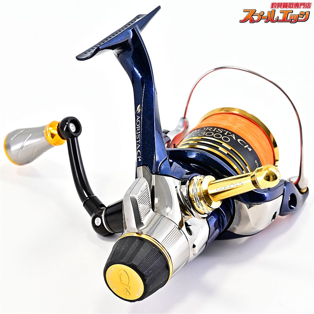 ゴメクサスリールスタンド-ハンドルノブ装着