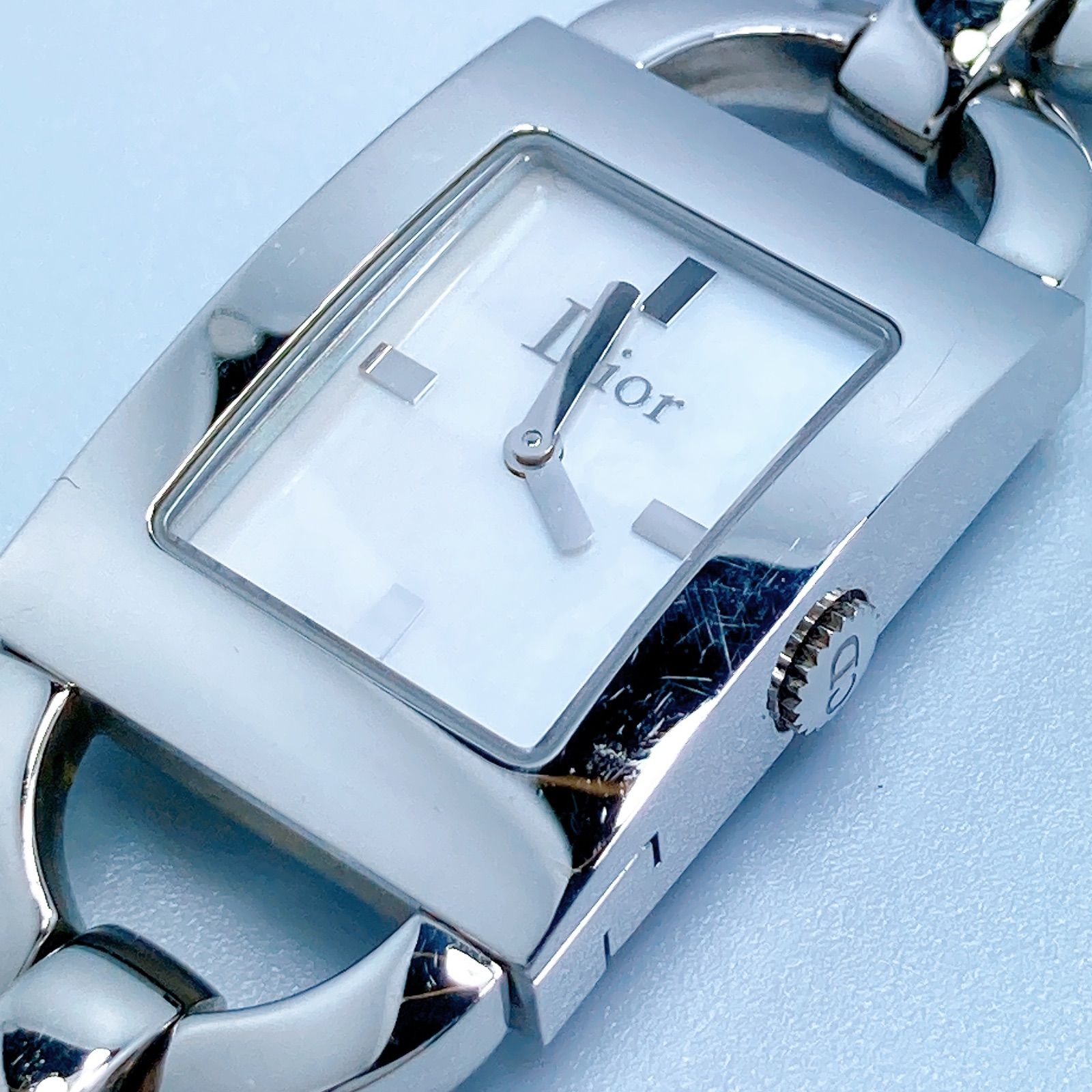 GUCCI ゴールドチェーンブレスレット時計とリングセット ブレスレット