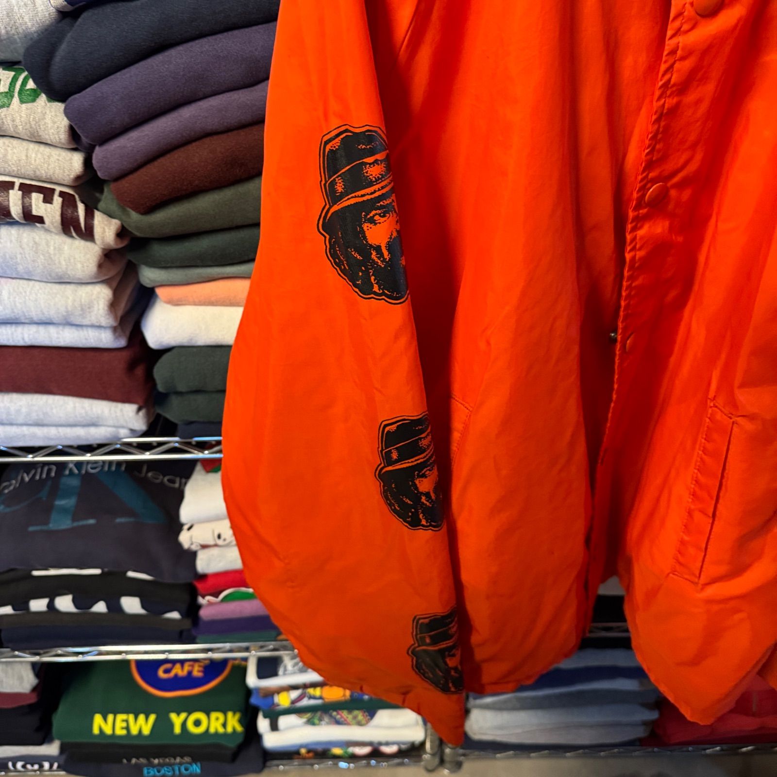 70s USA製 HARTWELL ナイロンコーチジャケット オレンジ - メルカリ