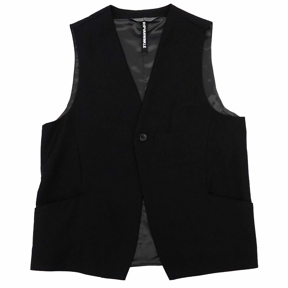 23AW RIPVANWINKLE オニサージ ジレベスト サイズ M ブラック RB-532 リップヴァンウインクル メンズ 5WHA|I0626S|KEP11|