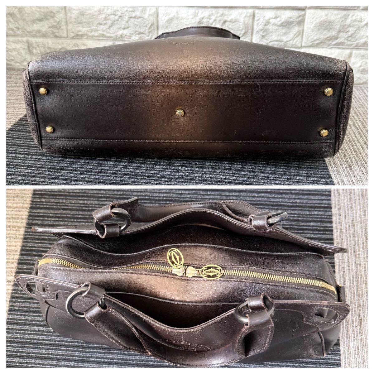 Cartier カルティエ マルチェロ 2way ショルダーバッグ レザー