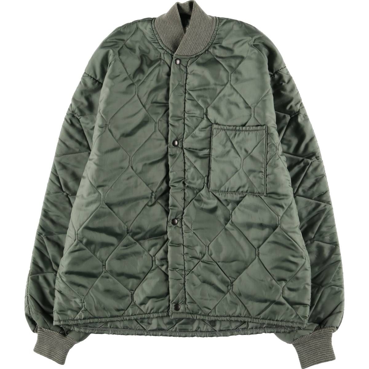 古着 60年代 米軍 中綿入り U.S.AIR FORCE ミリタリー ライナージャケット MEDIUM メンズM相当 ヴィンテージ|evb032640