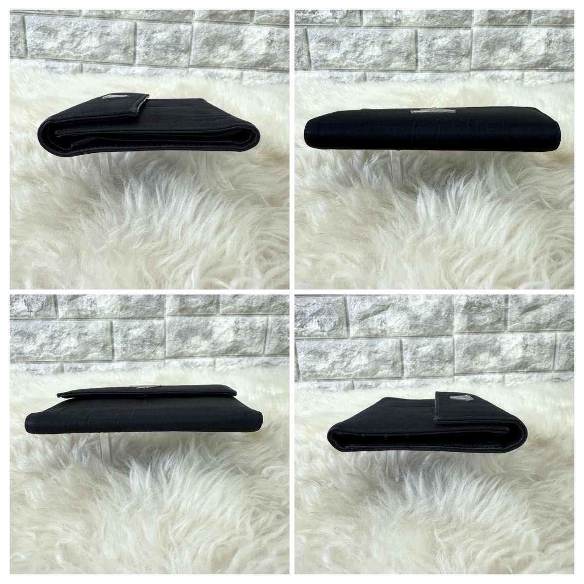 折りたたみ財布 トライアングルロゴ