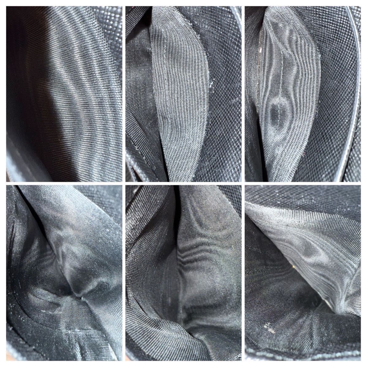  PRADA プラダ ナイロン 折りたたみ財布 トライアングルロゴ ブラック 二つ折り財布 折り財布