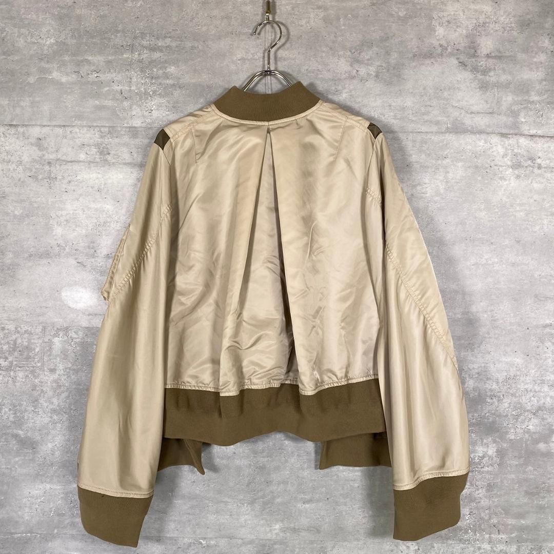 sacai』サカイ (3) ツイルミックスケープ ボンバー ブルゾン sacai』サカイ (3) ツイルミックスケープ ボンバー ブルゾン