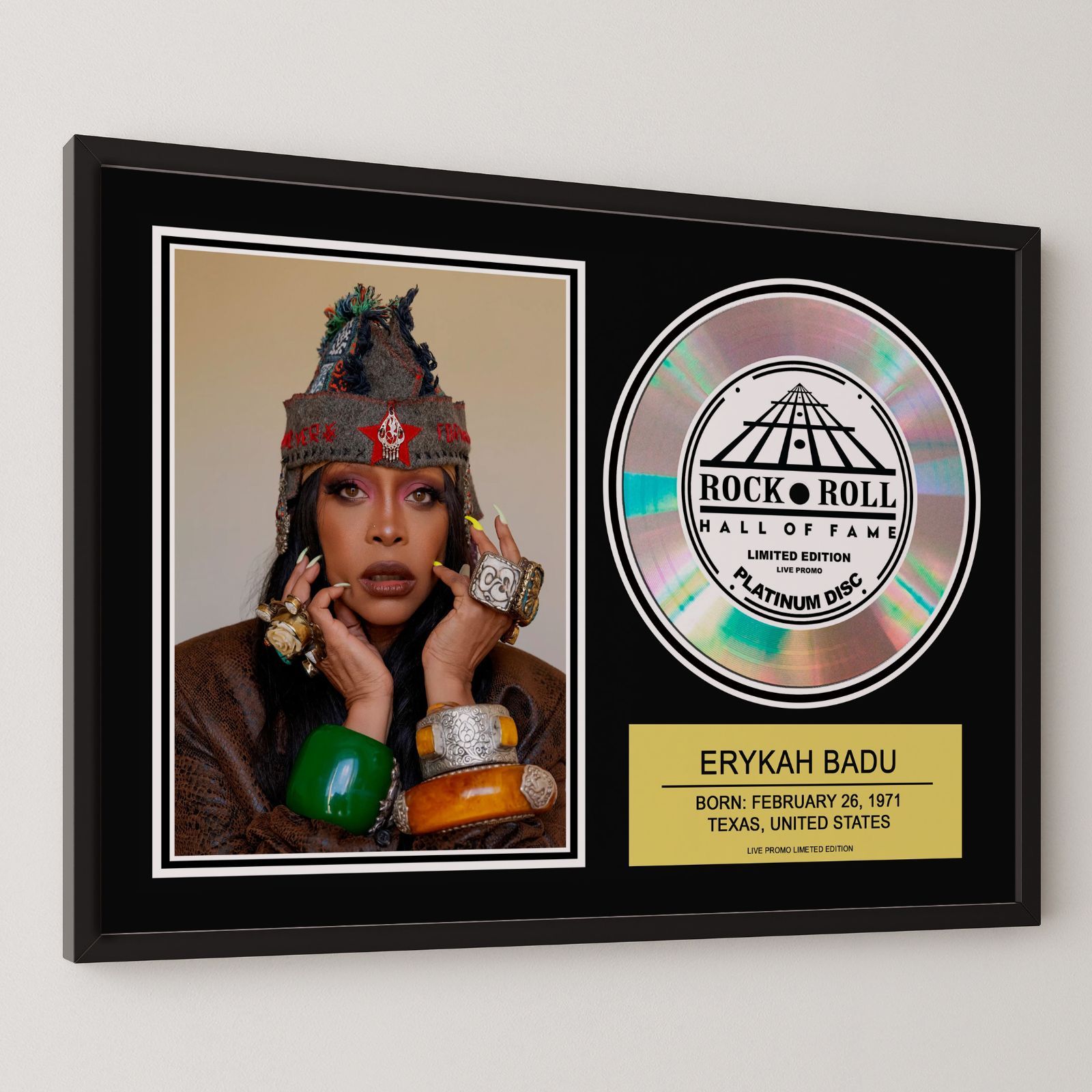 Erykah Badu 直筆サイン レコード LP CD Erykah Badu 直筆サイン CD