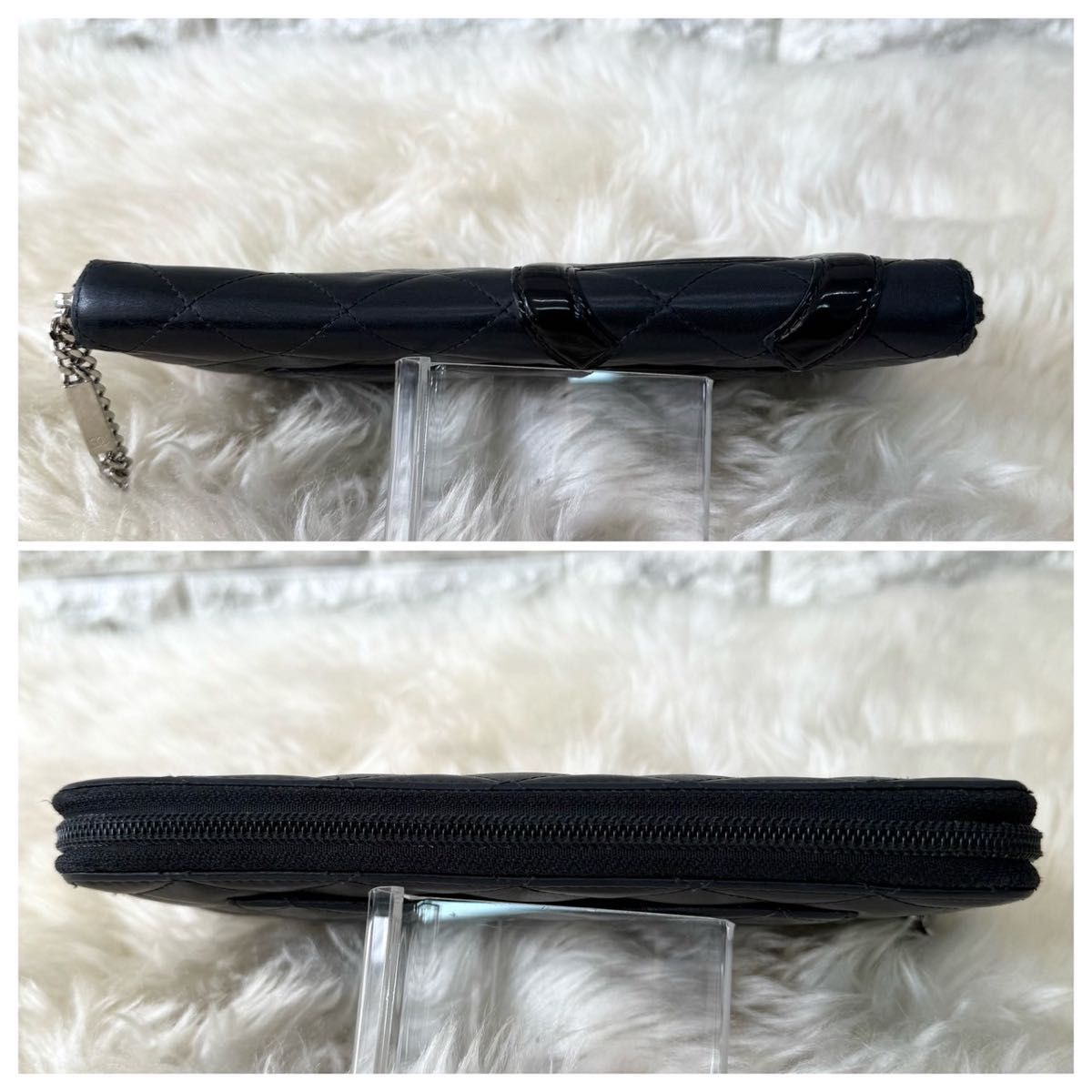 CHANEL シャネル カンボンライン オーガナイザー 長財布 ココマーク