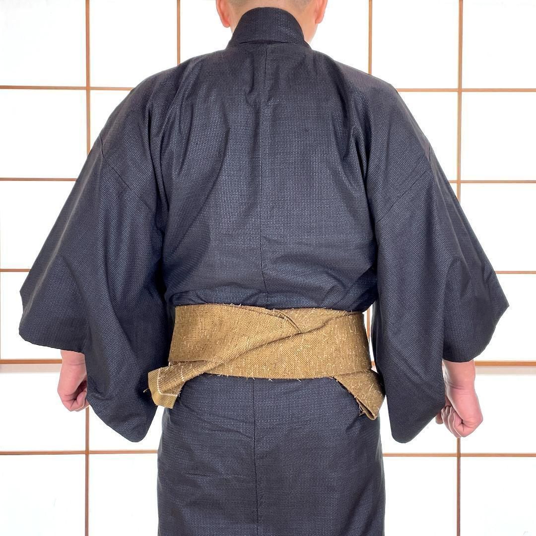 メンズ紬着物 袷