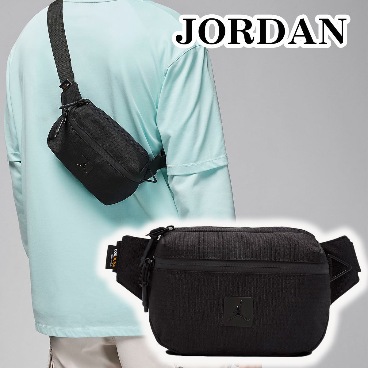 新品】ジョーダン ショルダーバッグ JORDAN コーデュラ クロスボディ 