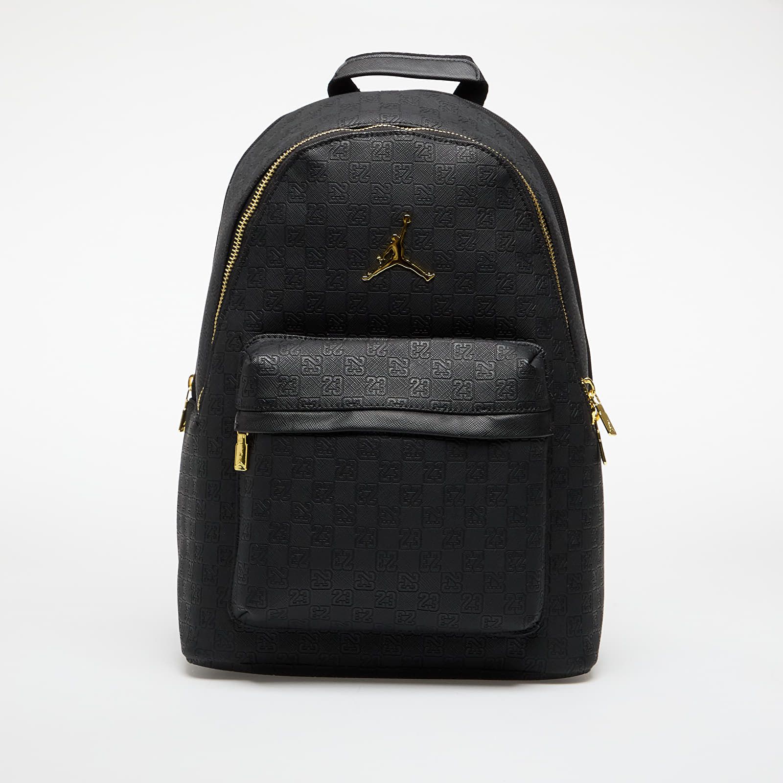 ジョーダン　リュクサック　ブラックゴールド 新品】ジョーダン リュック モノグラム ブラックゴールド 大人気
