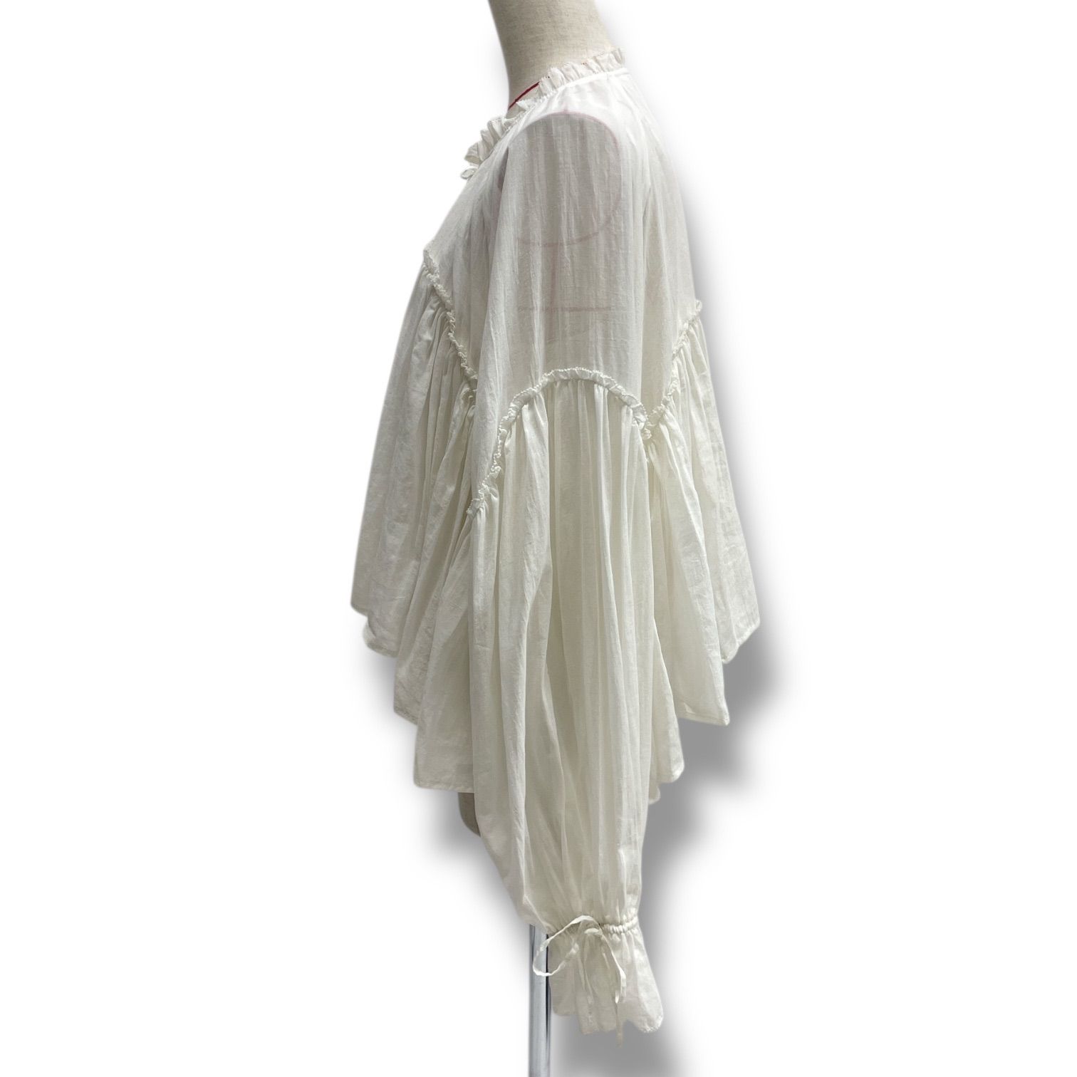 新品 タグ付 未使用 casa fline カーサフライン COTTON BLOUSE