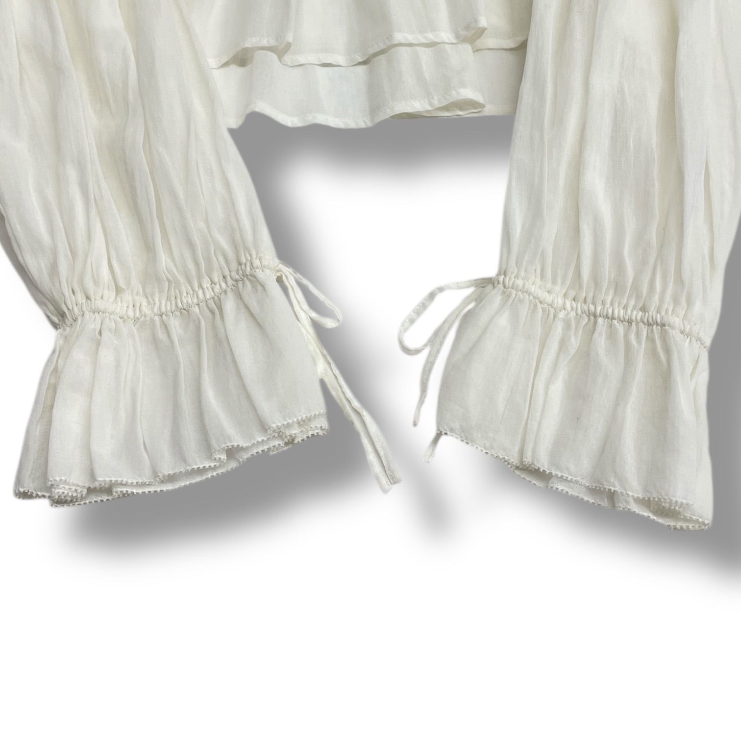新品 タグ付 未使用 casa fline カーサフライン COTTON BLOUSE 