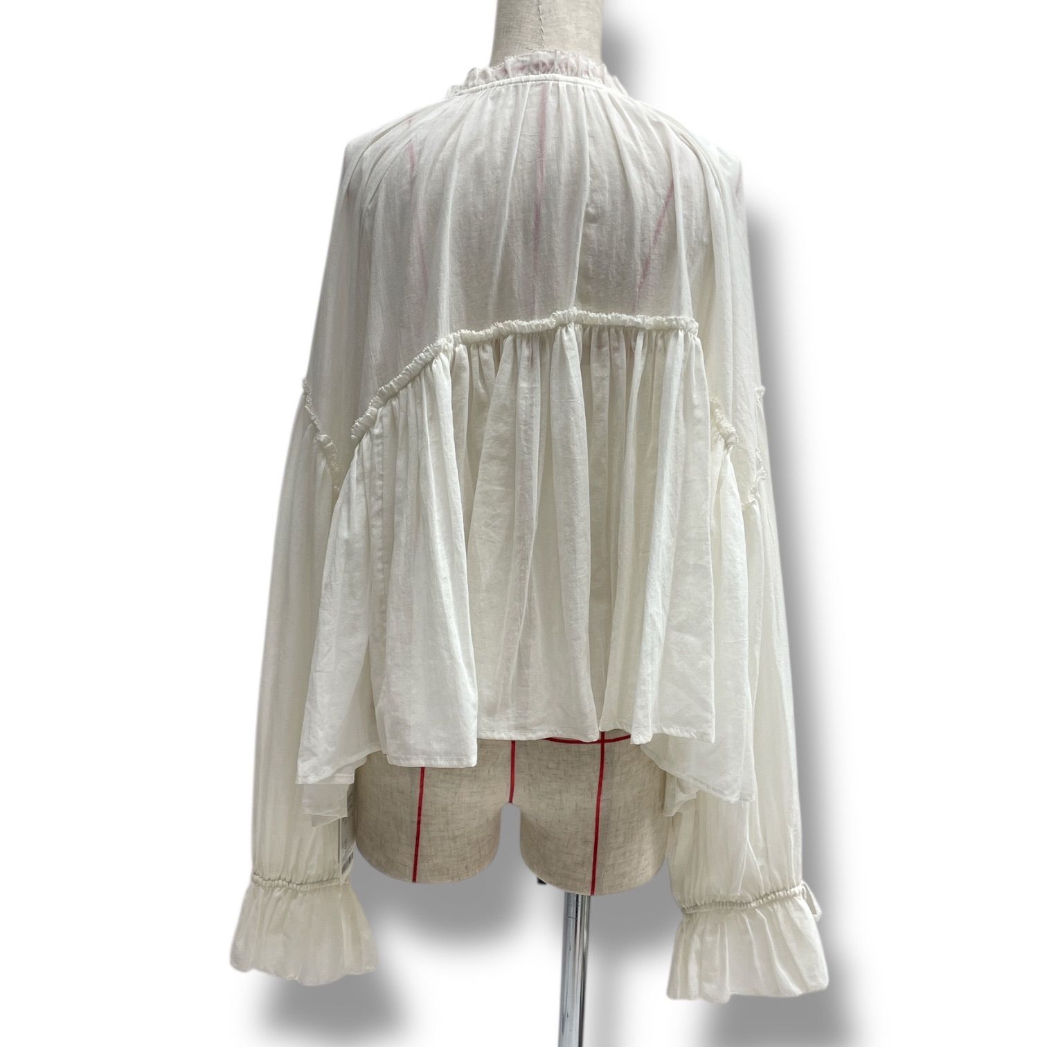 新品 タグ付 未使用 casa fline カーサフライン COTTON BLOUSE 