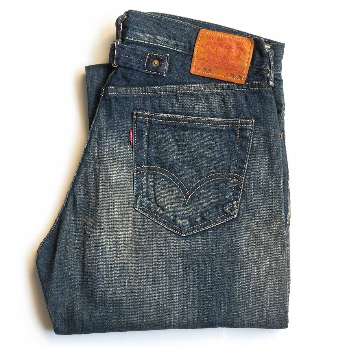 雰囲気抜群/加工モデル】 LEVI'S 【 702XX ビッグE デニムパンツ 】33