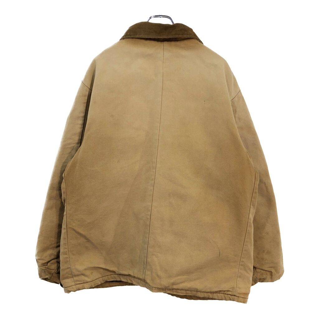 70年代 KEY キー ダックワークジャケット ヴィンテージ ベージュ メンズ L相当 古着 V6428