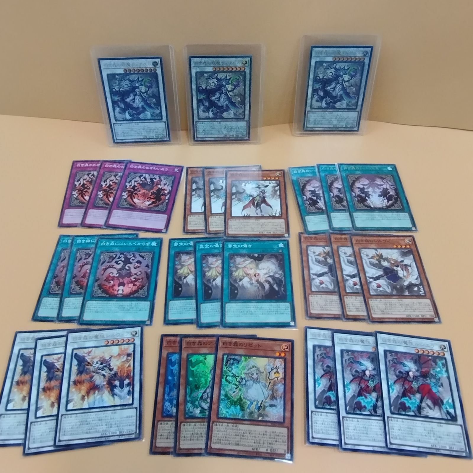 D12572]遊戯王 白き森 デッキパーツ - メルカリ