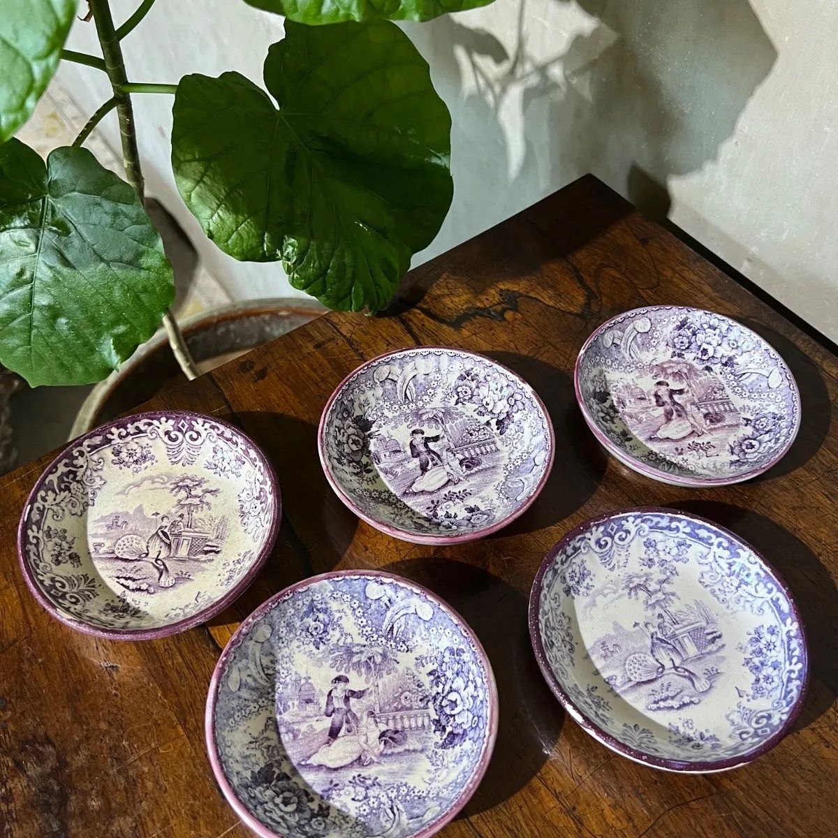 英国アンティーク THESURPRISE デザートプレート 小皿 5枚セット