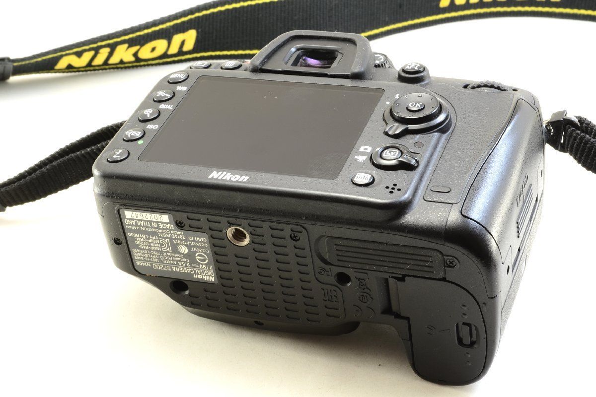Nikon D7200 ボディ SHOT 4488回 新同充電器付 WWW_OLIVIERBERNSTEIN_COM