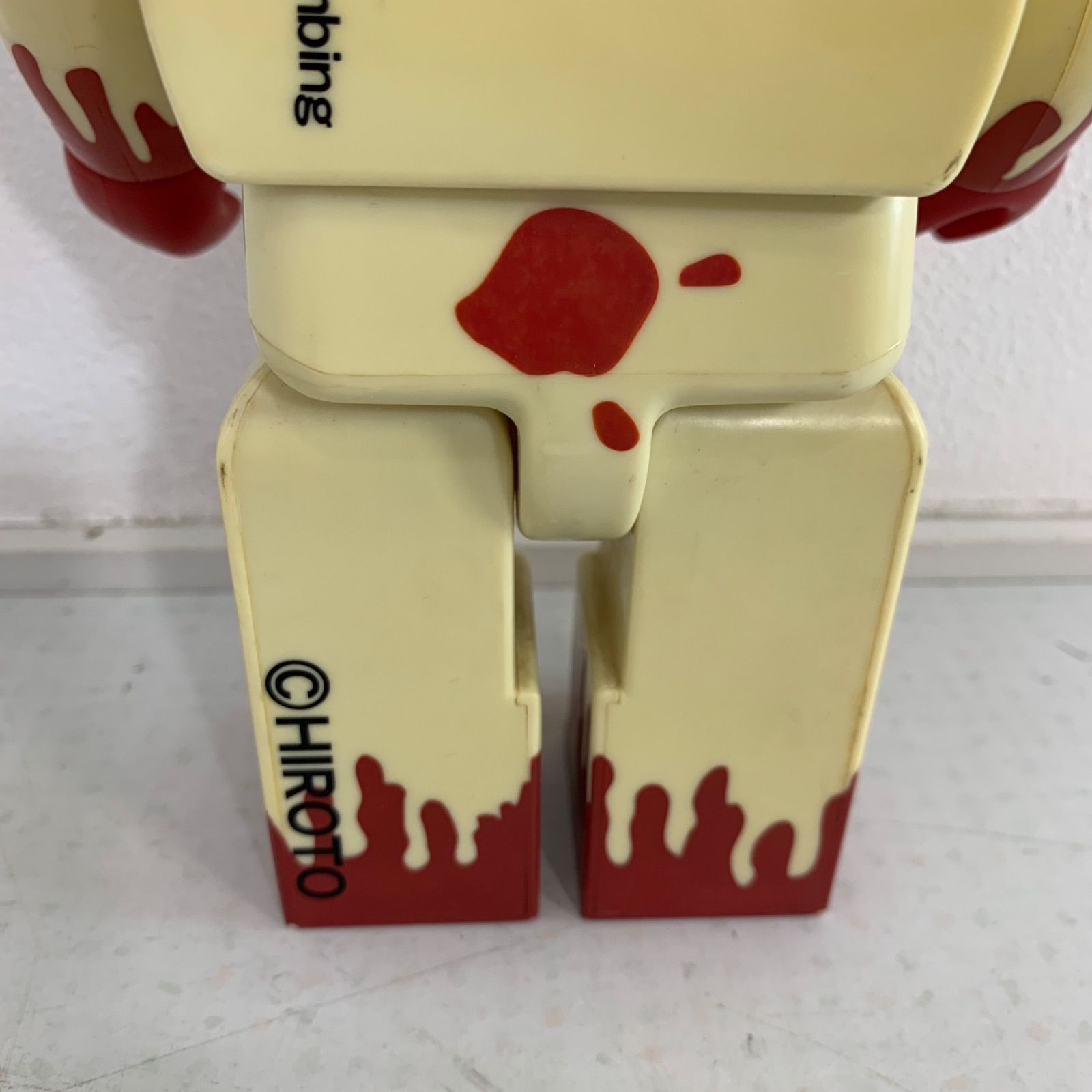 400％ 甲本ヒロト ベアブリック 血みどろ MEDICOM TOY ベアブリック