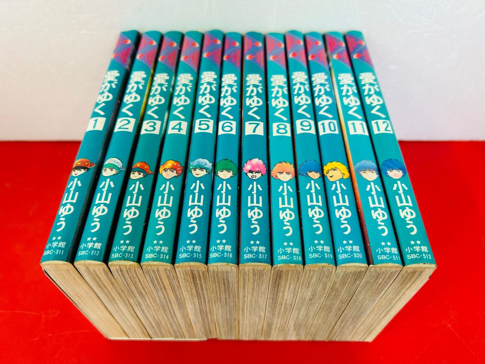 漫画コミック 愛がゆく1-12巻 全巻完結セット 小山ゆう 少年ビッグコミックス 小学館