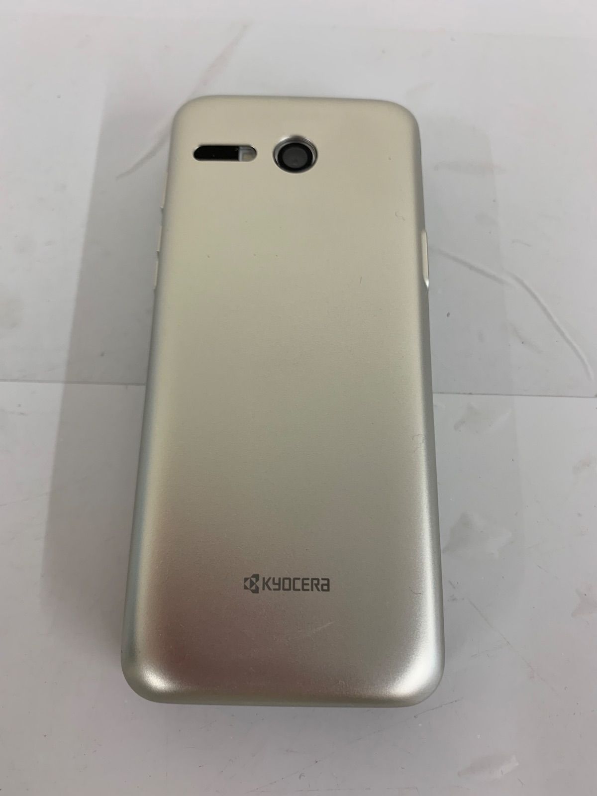 au KYF43 シルバー 本体 かんたんケータイ ライト KYF43 | 4Gケータイ | au