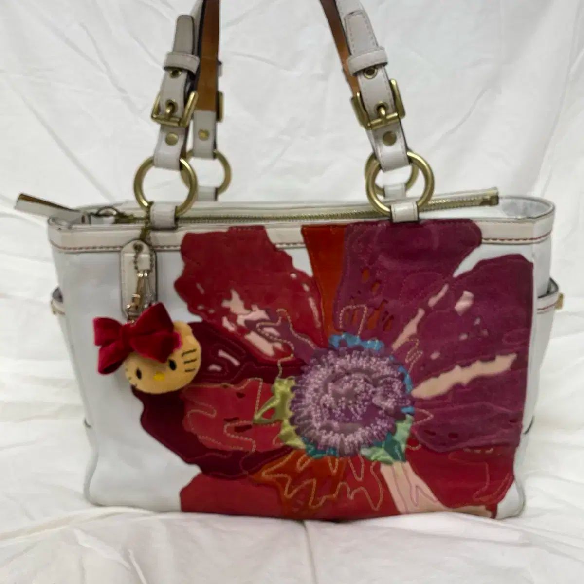 コーチ ポピー 花柄 リミテッド トートバッグ