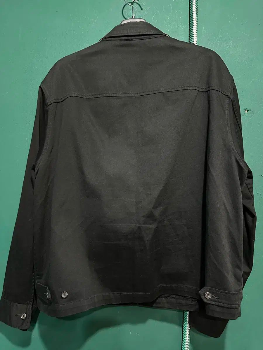 知的な ポロ スイングトップ ジャケット ブラック XL