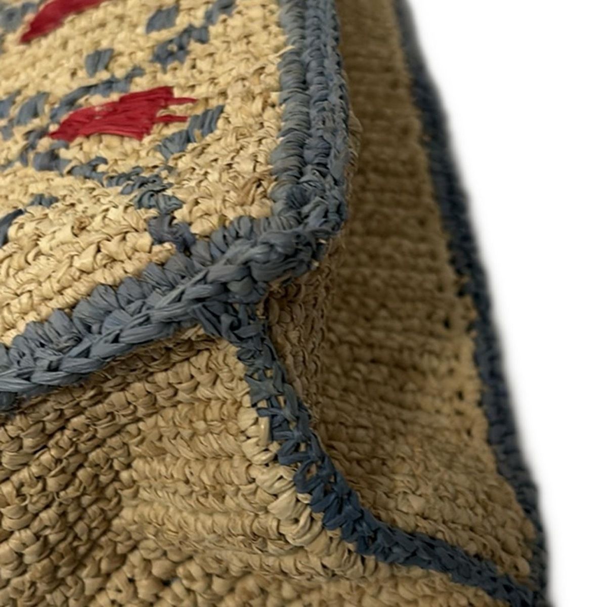 JAMIN PUECH ジャマンピエッシェ トートバッグ - ベージュ×レッド×マルチ レザー DECORATOM_COM_BR