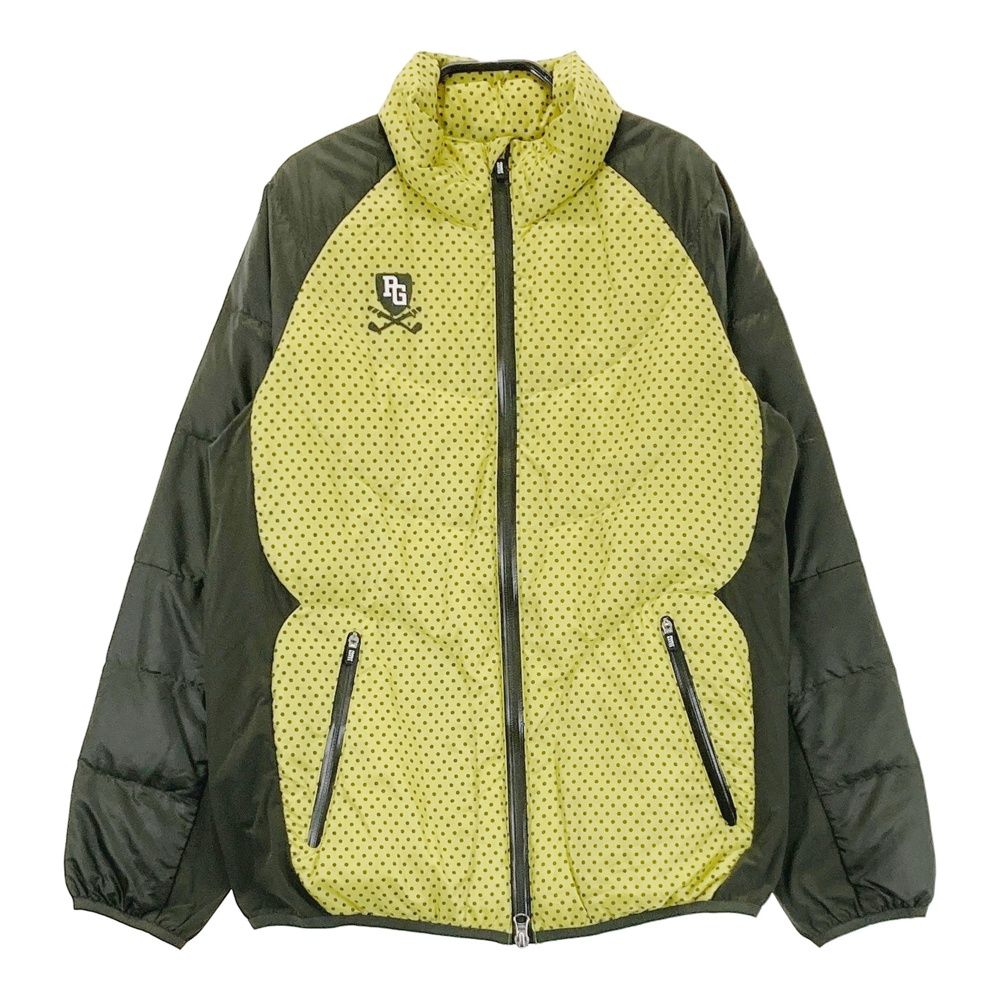 サイズ 0 PEARLY GATES パーリーゲイツ ダウンジャケット ドット柄 イエロー系 240101418087 ゴルフウェア レディース ストスト