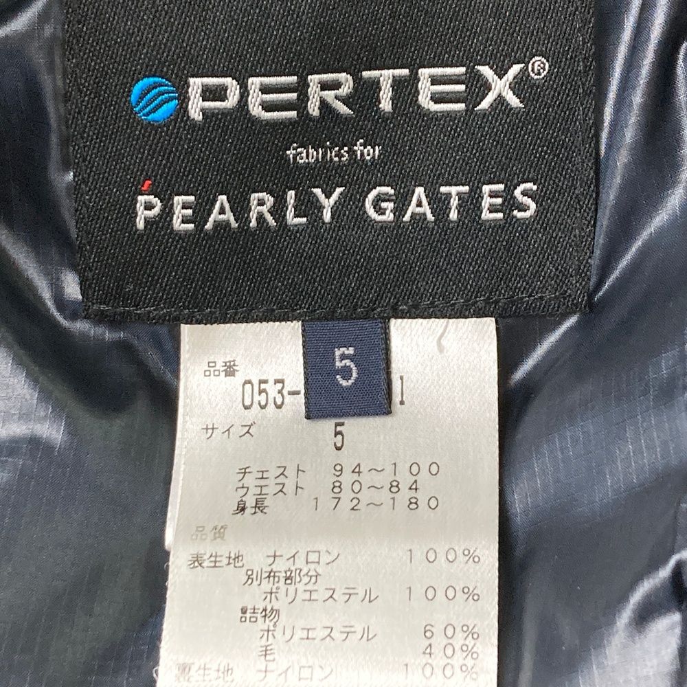 サイズ 5 PEARLY GATES パーリーゲイツ 中綿ベスト ネイビー系 240101464233 ゴルフウェア メンズ ストスト LLC-HASEGAWATOSO_COM