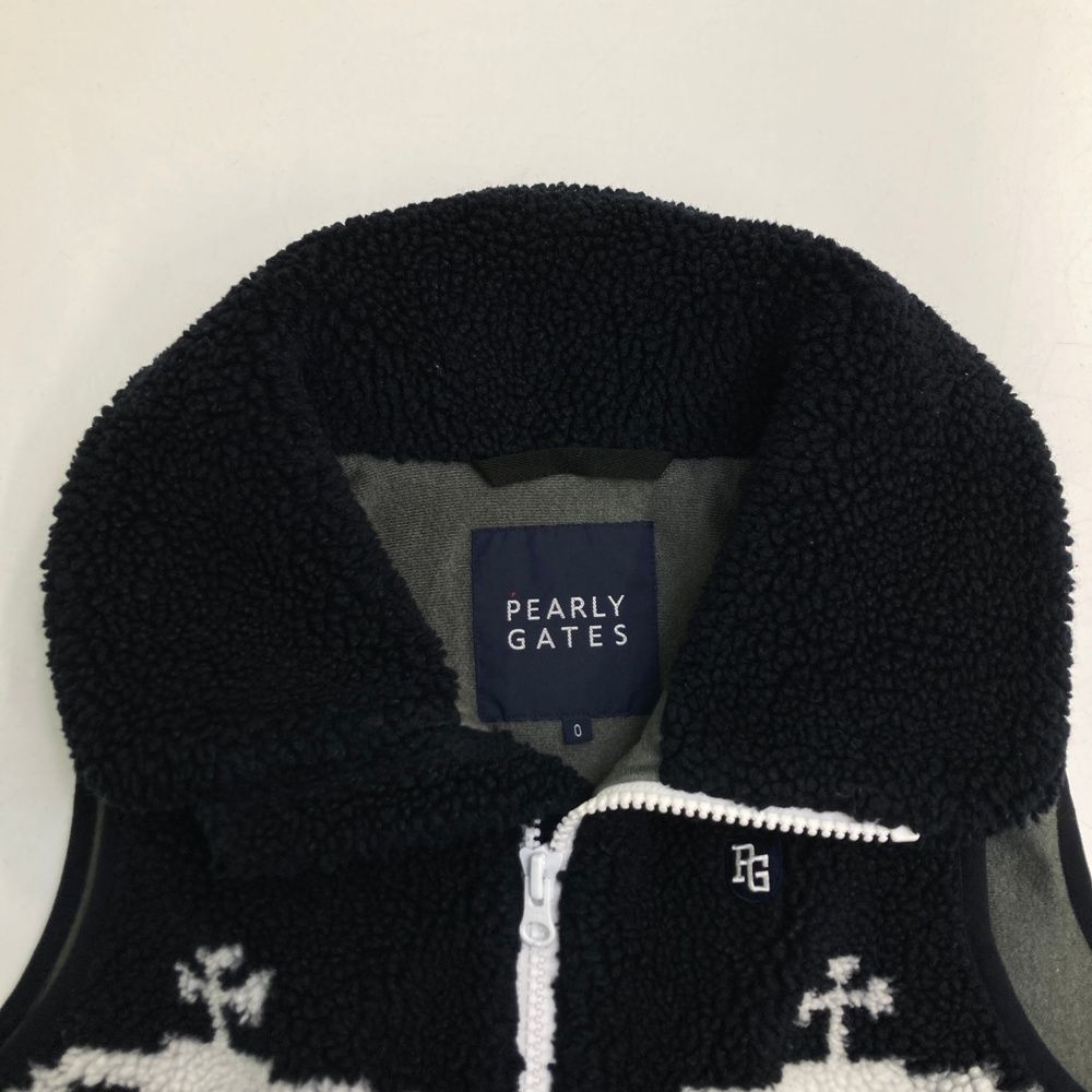 ボアジップベスト ネイビー系