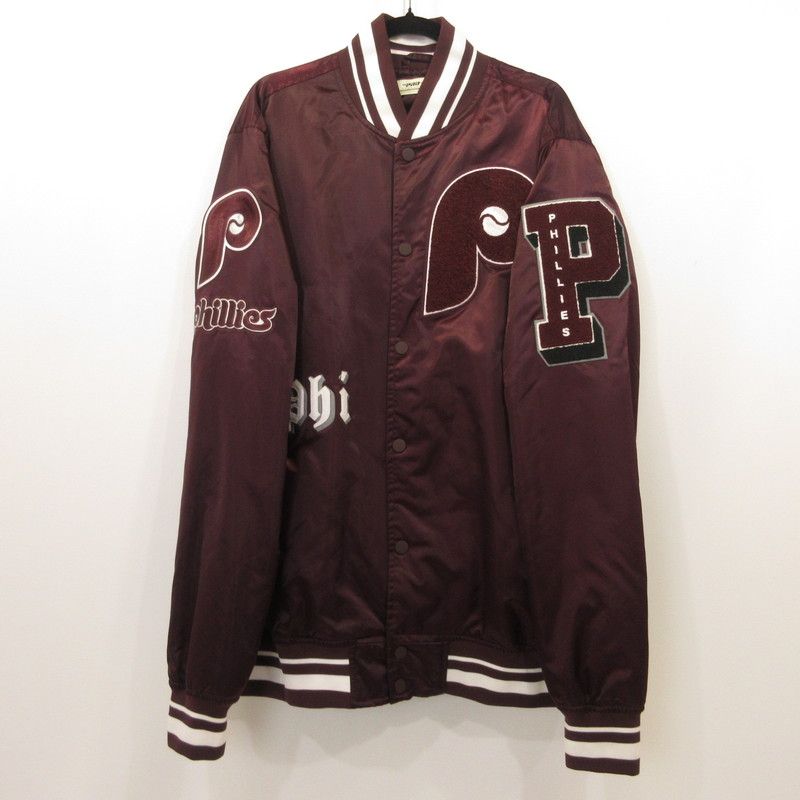 姫路東店 PRO STANDARD プロスタンダード スタジャン PHILLIES ボルドー|バーガンディーｻｲｽﾞ 3XL 93