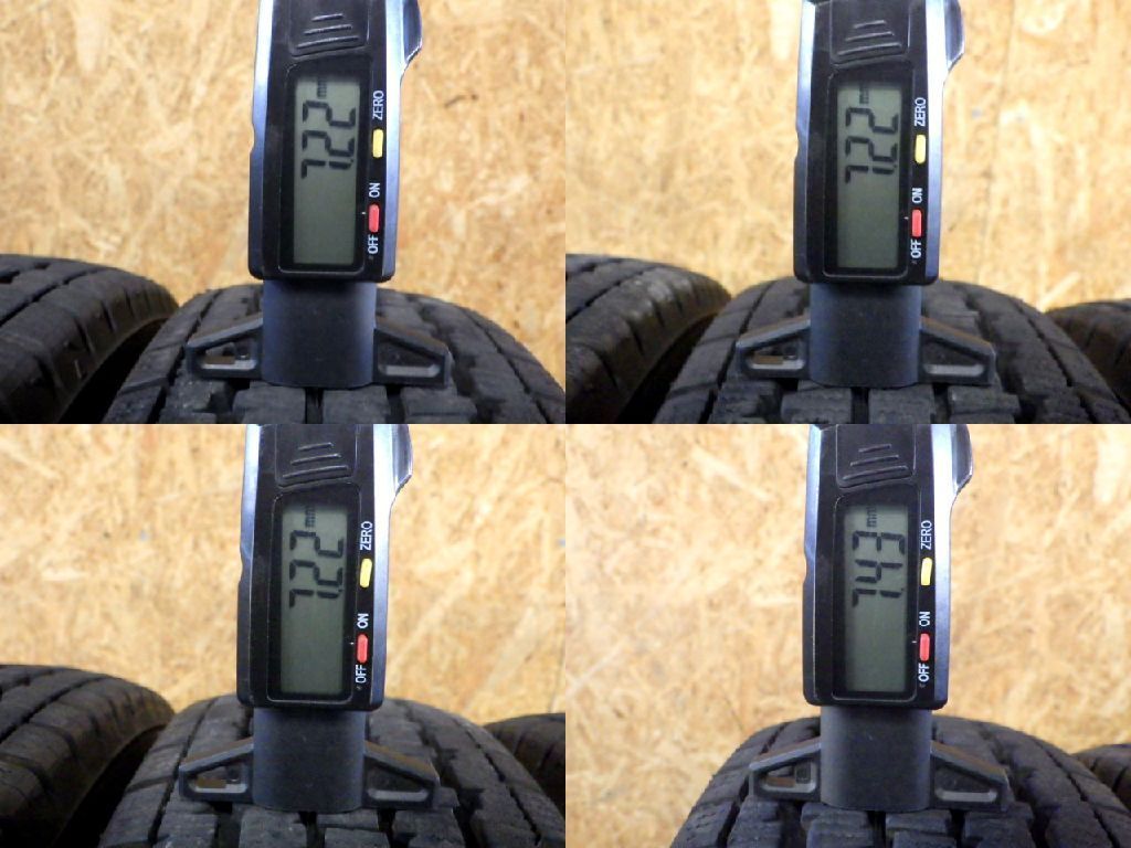 SP929 送料無料◆2025年製 約7～8部山●BS W300●145|80R12 80|78NLT●4本