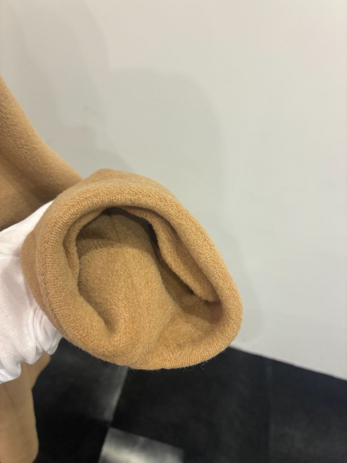 キャメル カシミヤ混