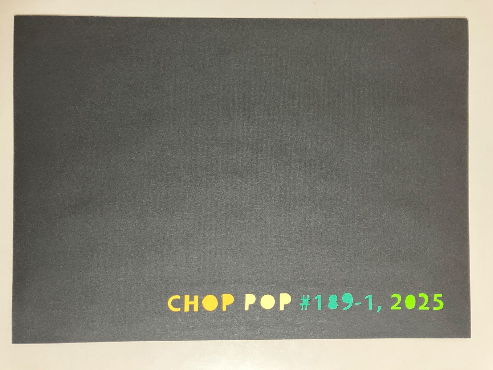 A 189-1 Cat Alphabet - X 2025 Original art work on paper cutting with collage