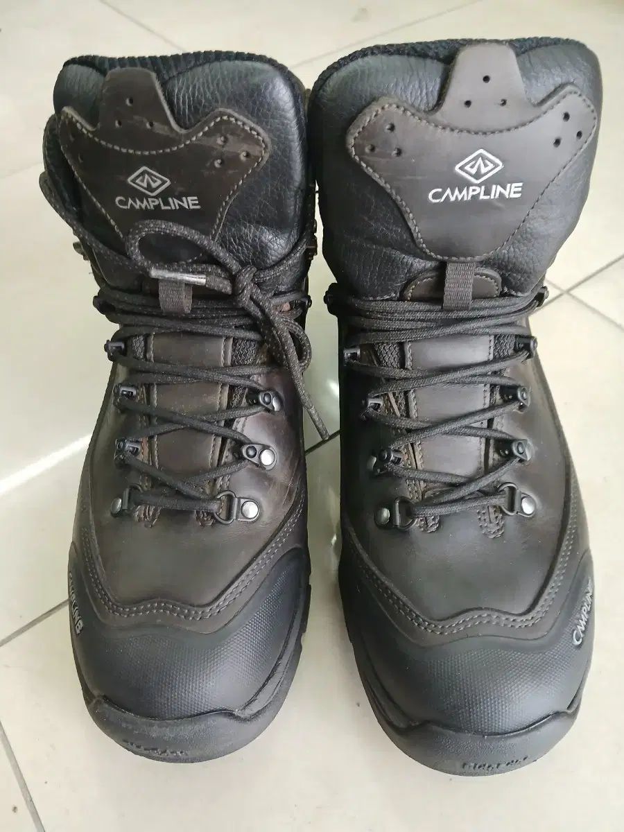CAMPLINE キャンプライン 登山靴 茶色