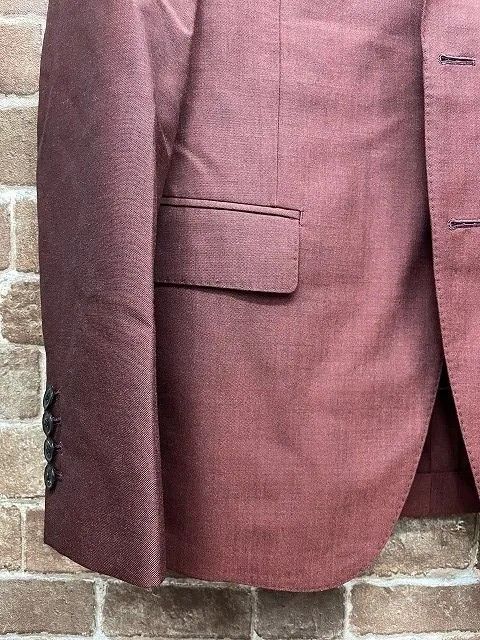 Paul Smith WOVEN IN ENGLAND BY CLISSOLD 2019年 19SS ポールスミス クリソルド セットアップ スーツ エンジ ボルドー ワインレッド 赤系 PF-ST-39677 _67