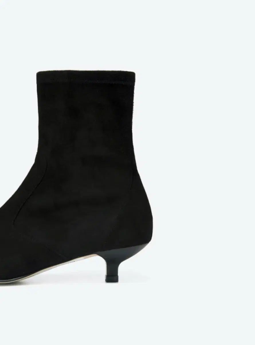  ハンサムタイム TIME ブラック スウェード ソックス アンクルブーツ 245 ポインテッドトゥ靴 その他 ブーツ