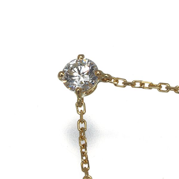 カルティエ ネックレス ダイヤ ダイヤモンド 0.23ct H VVS2 EX 1895