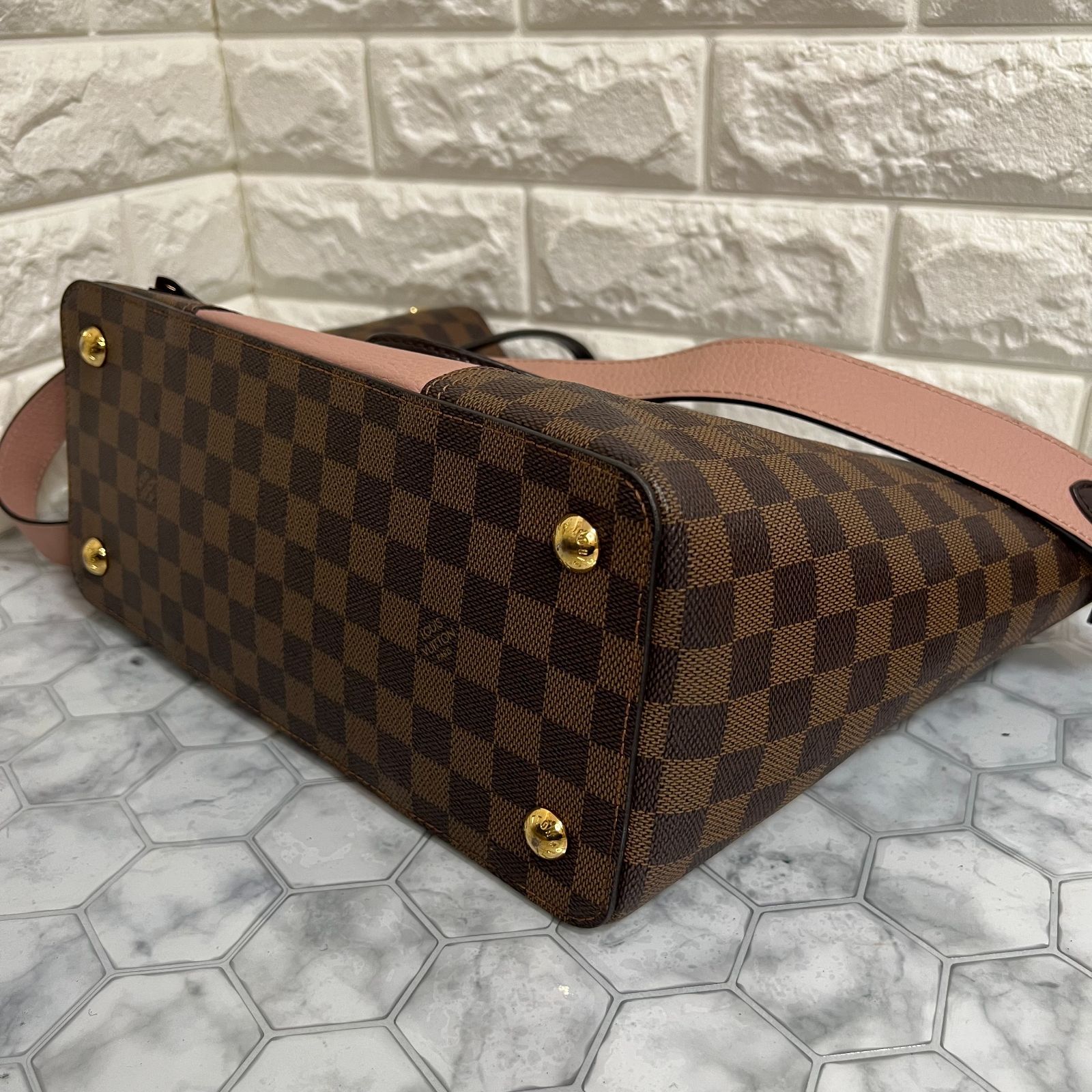 超美品】 ヴィトン ダミエ ジャージー 2way ハンドバッグ ＃113 - メルカリ