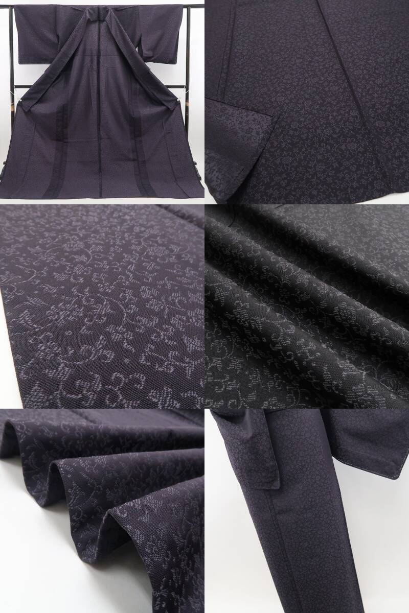 新品 単衣 花織 着物 正絹 仕付け糸付 トールサイズ 紬 6666 新品 単衣 花織 着物 正絹 仕付け糸付 トールサイズ 紬 6666 - メルカリ