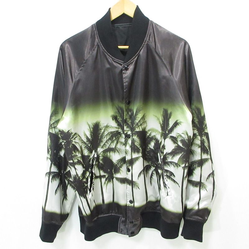 三重本店 Ron Herman ロンハーマン × BEDWIN ベドウィン パームツリー柄リバーシブルスカジャン ジャケット ブラック×マルチ サイズ 記載不明 94
