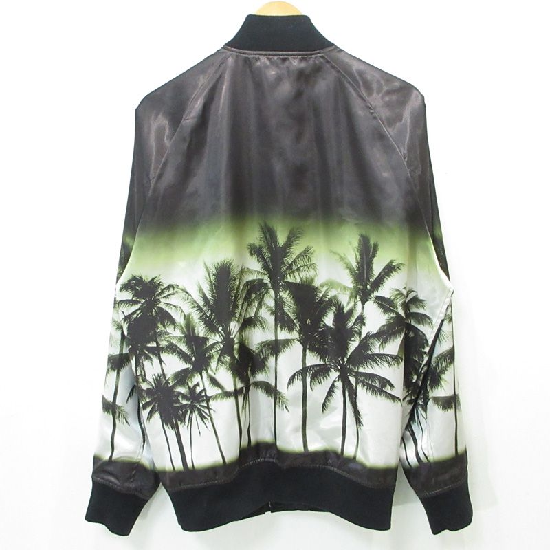 三重本店 Ron Herman ロンハーマン × BEDWIN ベドウィン パームツリー柄リバーシブルスカジャン ジャケット ブラック×マルチ サイズ 記載不明 94