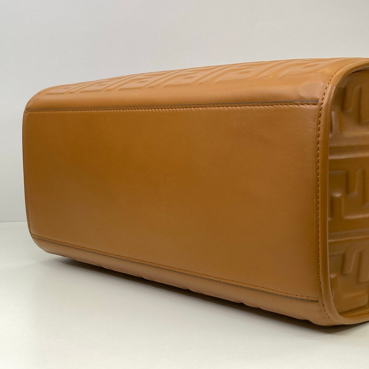 FENDI フェンディ サンシャイン ミディアム トートバッグ 8BH386 レディース ブラウン DECORATOM_COM_BR