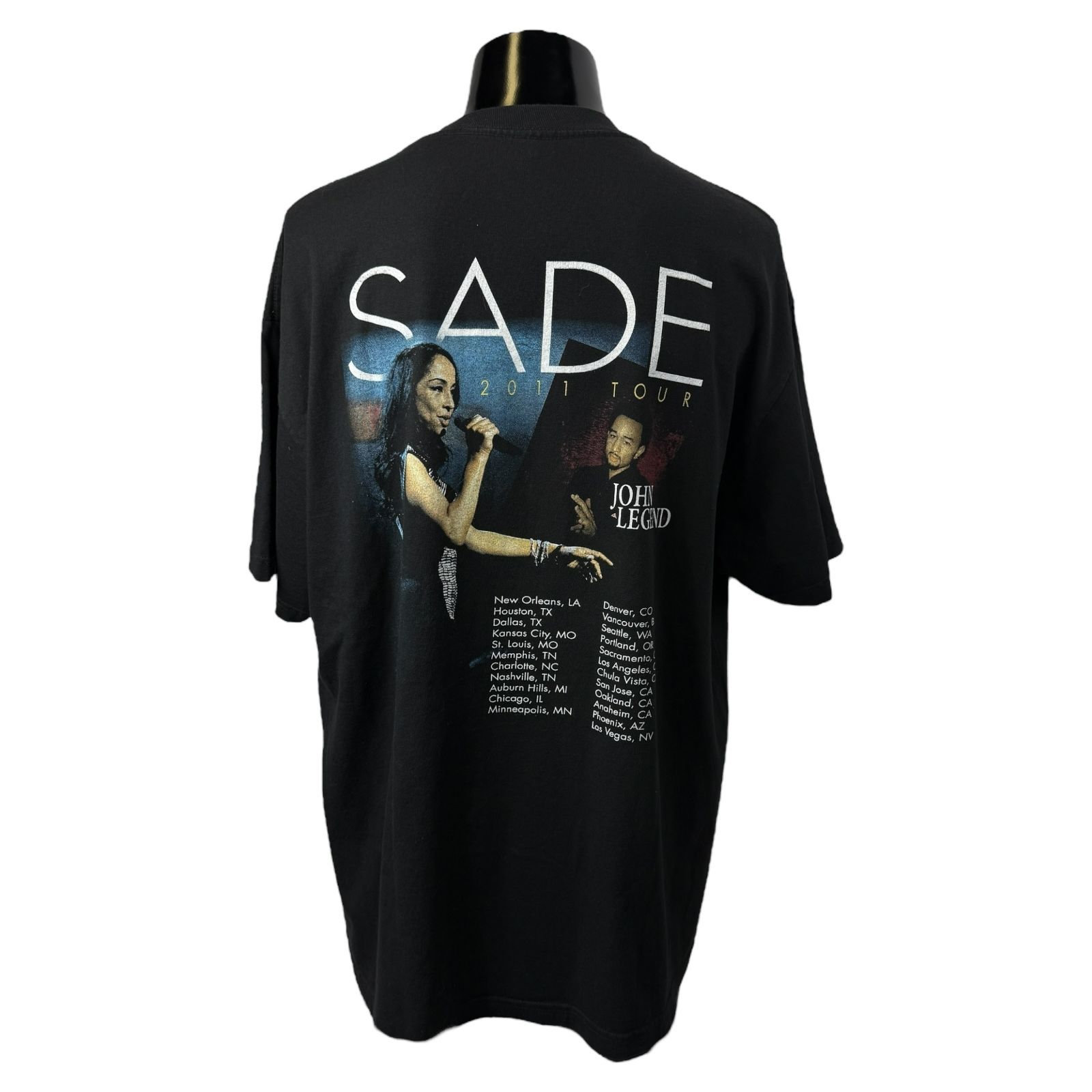 SADE】シャーデー 2011 Tour Tシャツ XL - メルカリ