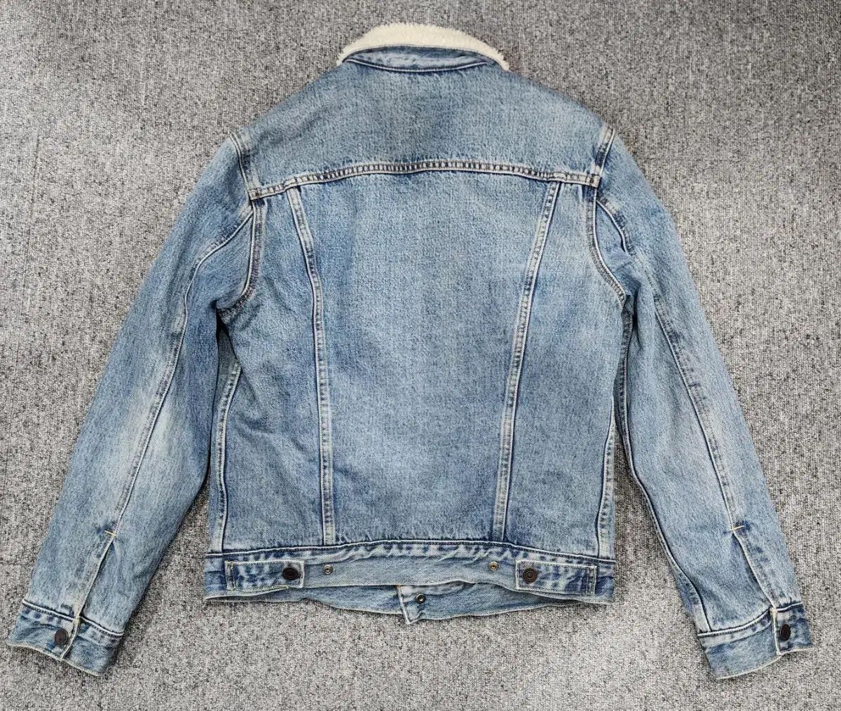 リーバイス シェルパ トラッカー デニムジャケット S