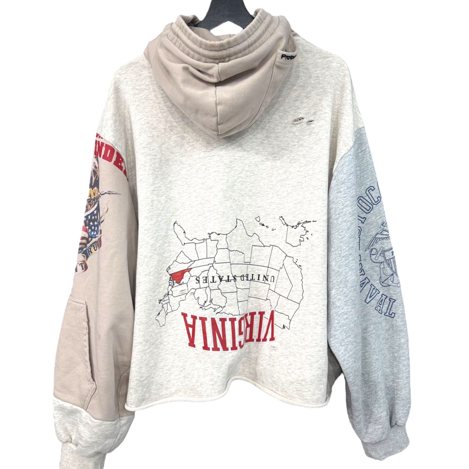 PROTOCOL INDEX】 UPSIDE DOWN ZIP HOODIE PROJECT G/R プロトコル
