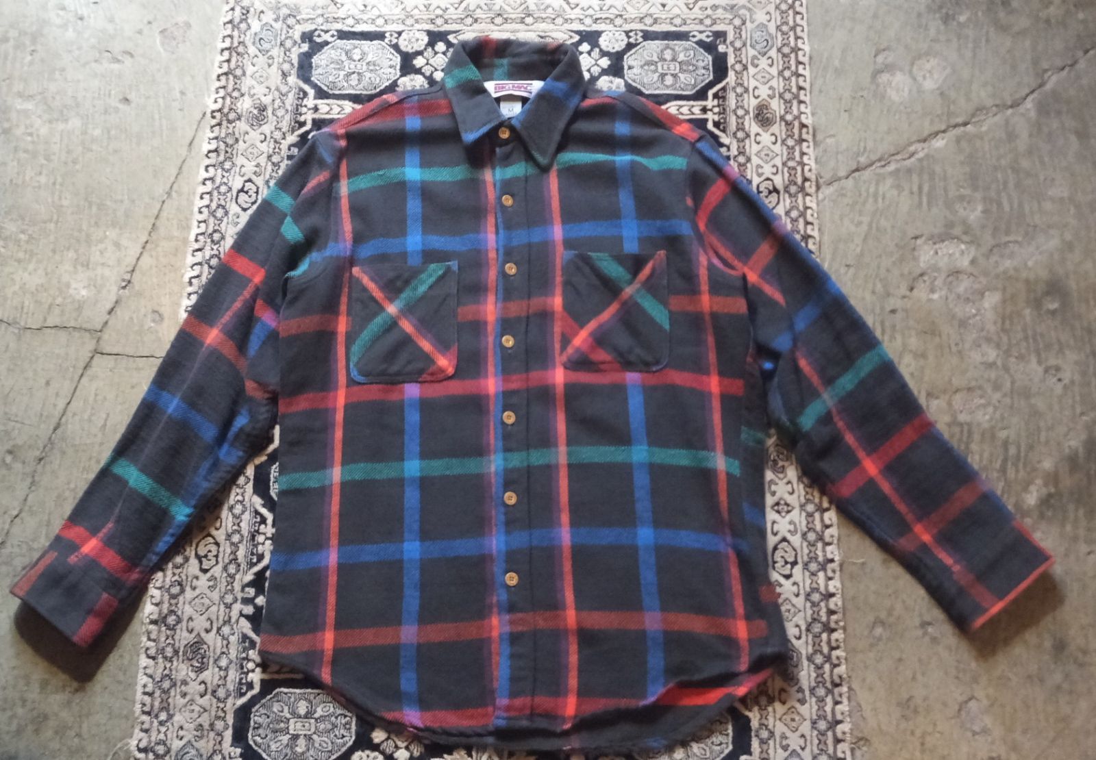 80s bigmac heavy nelshirt ビッグマック ヘビーネルシャツ USA