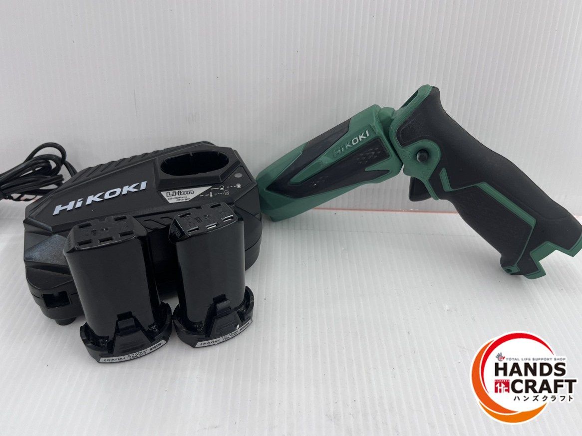 ハイコーキ HIKOKI 7.2V ペンインパクトドライバ WH7DL 7.2V×2 充電器付き 品